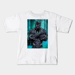 BLACK PANTHER (NEW COLOURS) Kids T-Shirt